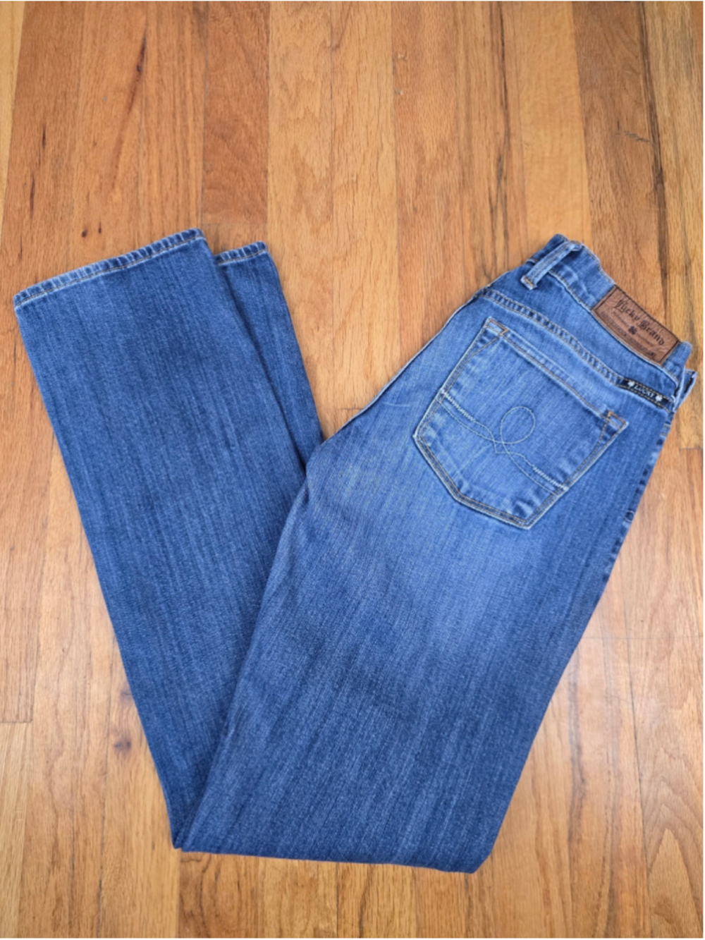 Women's Lucky Brand Sofia Straight Leg Jeans Size 2 Blue